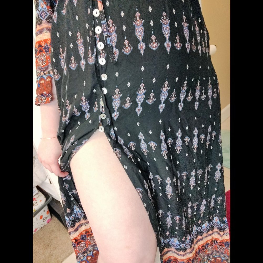 💎✨ Boho Print Maxi Dress - Picture 4 of 6